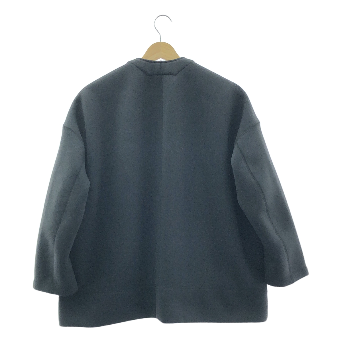 NO CONTROL AIR / ノーコントロールエア バルキー二重編み ダンボール ニット クルーネック カーディガン