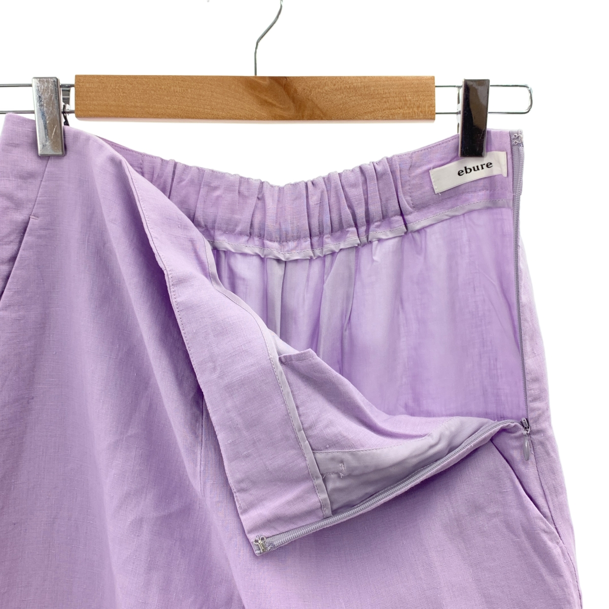 ebure / エブール リネン ワイドパンツ