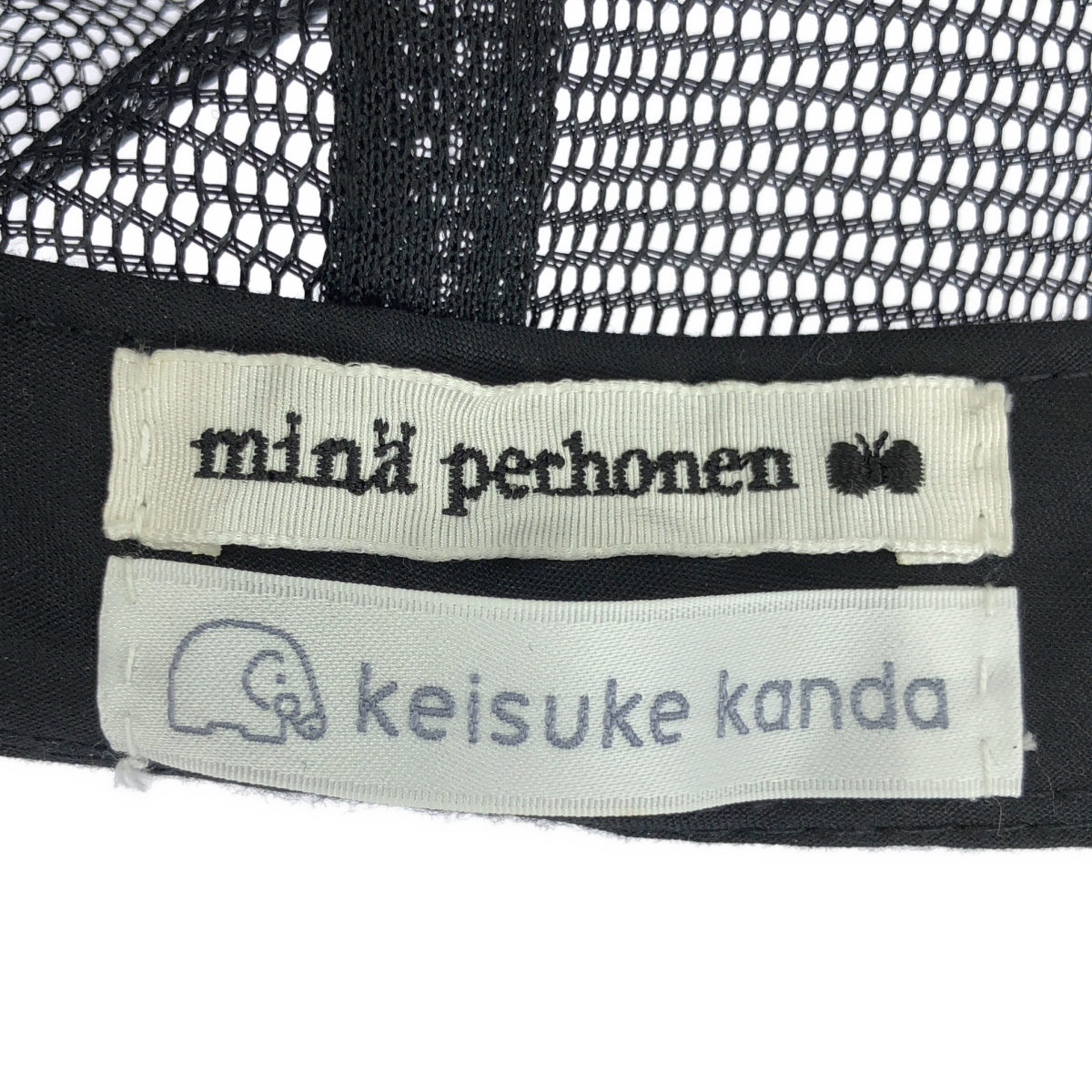 mina perhonen / ミナペルホネン × keisuke kanda / tambourine / タンバリン エンブロイダリー キャップ 帽子 / アジャスター調整可