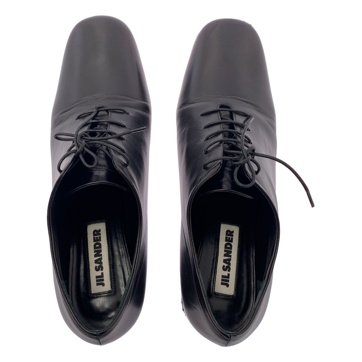 JIL SANDER / ジルサンダー レザー レースアップ ブーツ ブーティ