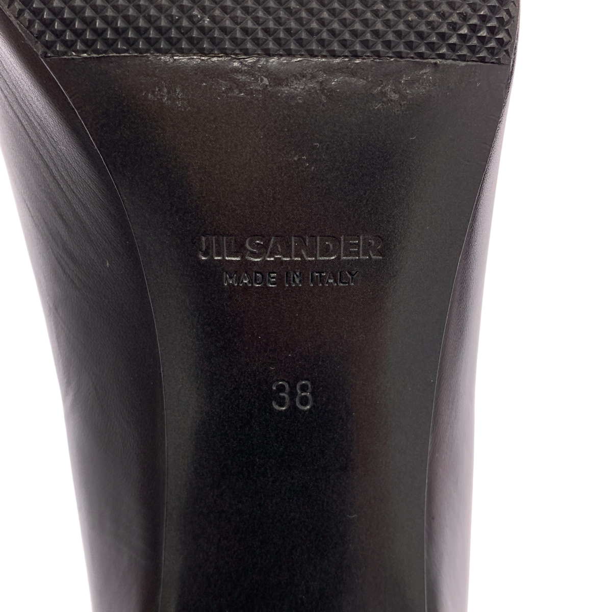 JIL SANDER / ジルサンダー レザー レースアップ ブーツ ブーティ