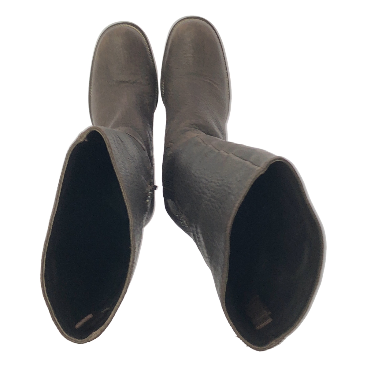 miu miu / ミュウミュウ レザー エンブロイダリー ロングブーツ