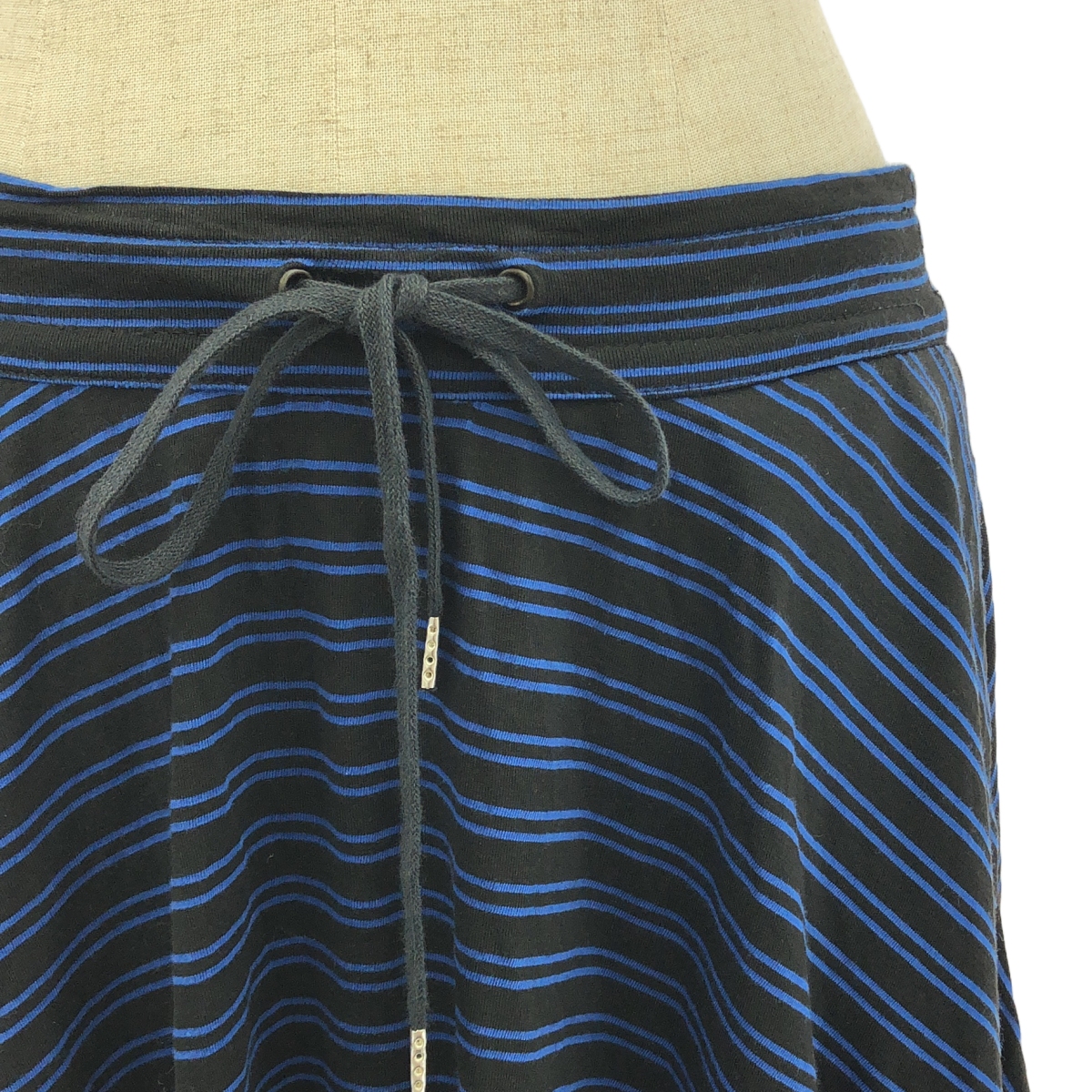 Hussein Chalayan / フセインチャラヤン レーヨン ボーダー バルーン イージースカート