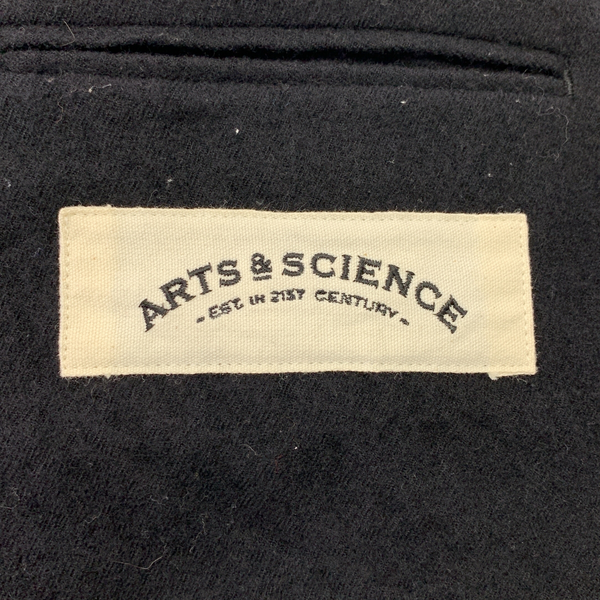 ARTS&SCIENCE / アーツアンドサイエンス 縮絨 ウール テーラードジャケット