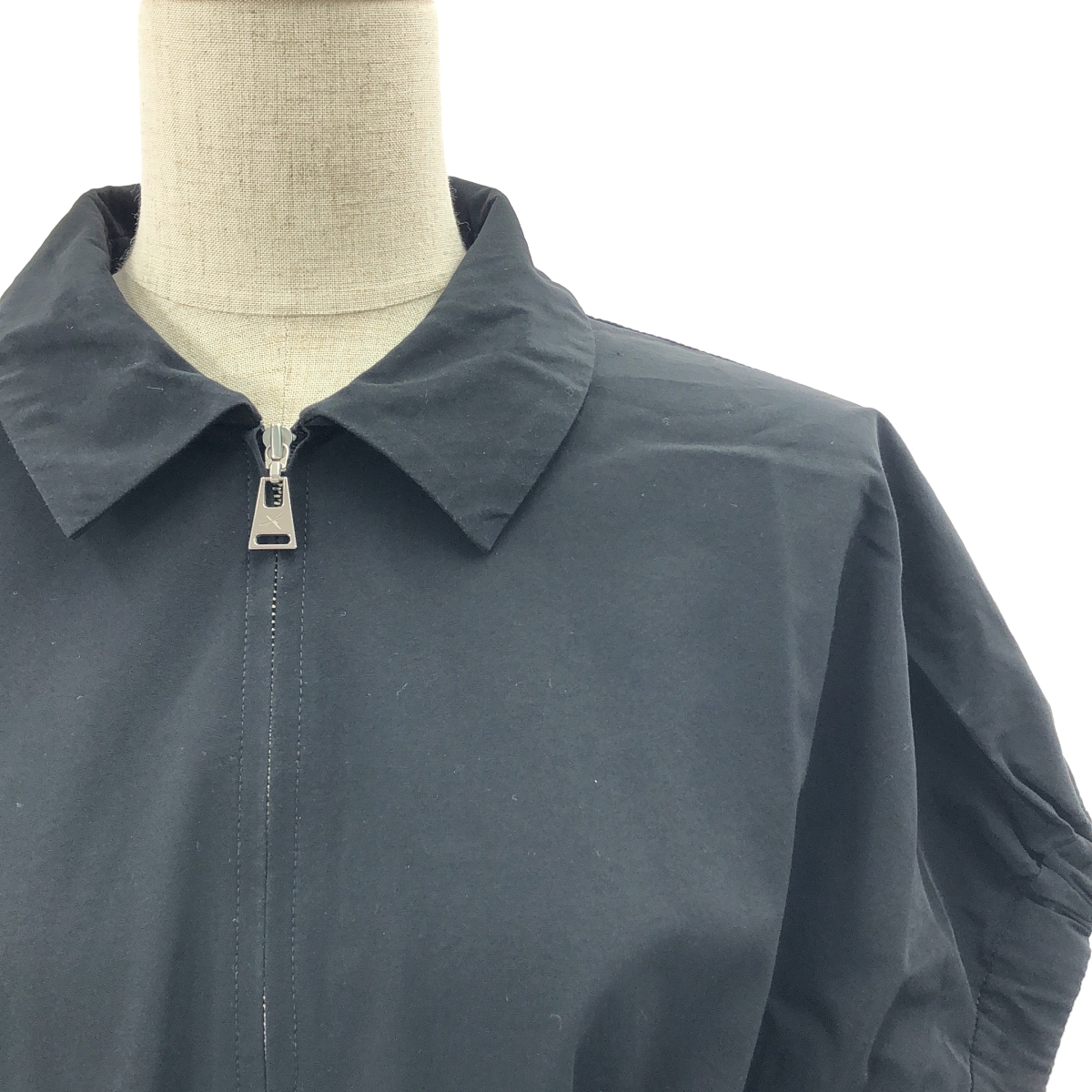 その他 ハーフジップ シャツワンピース