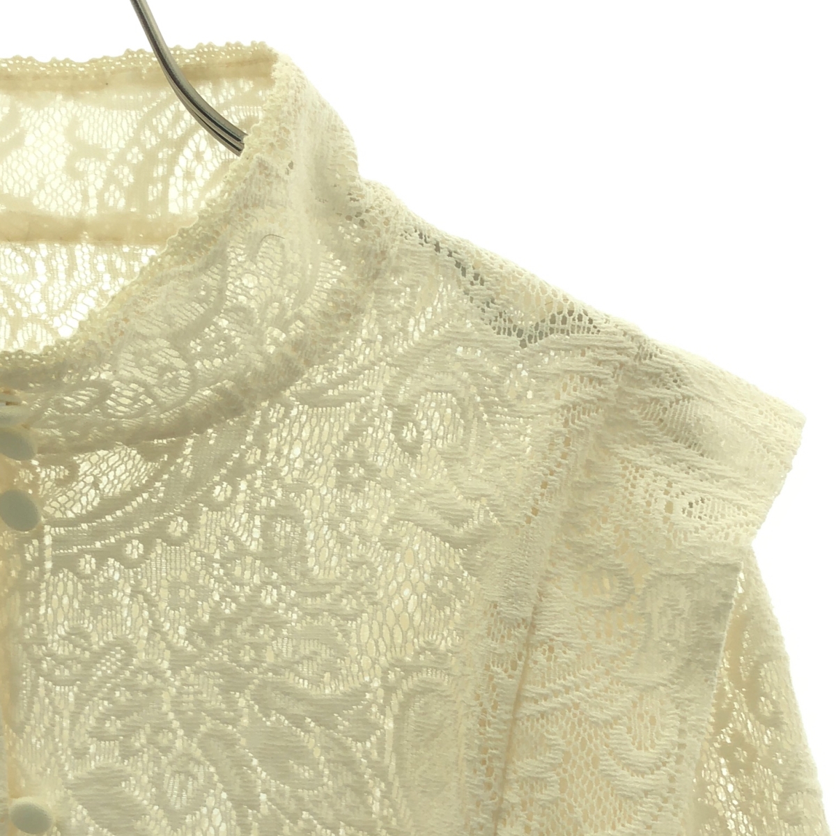 foufou / フーフー front tuck lace blouse / フロント タック レース ブラウス