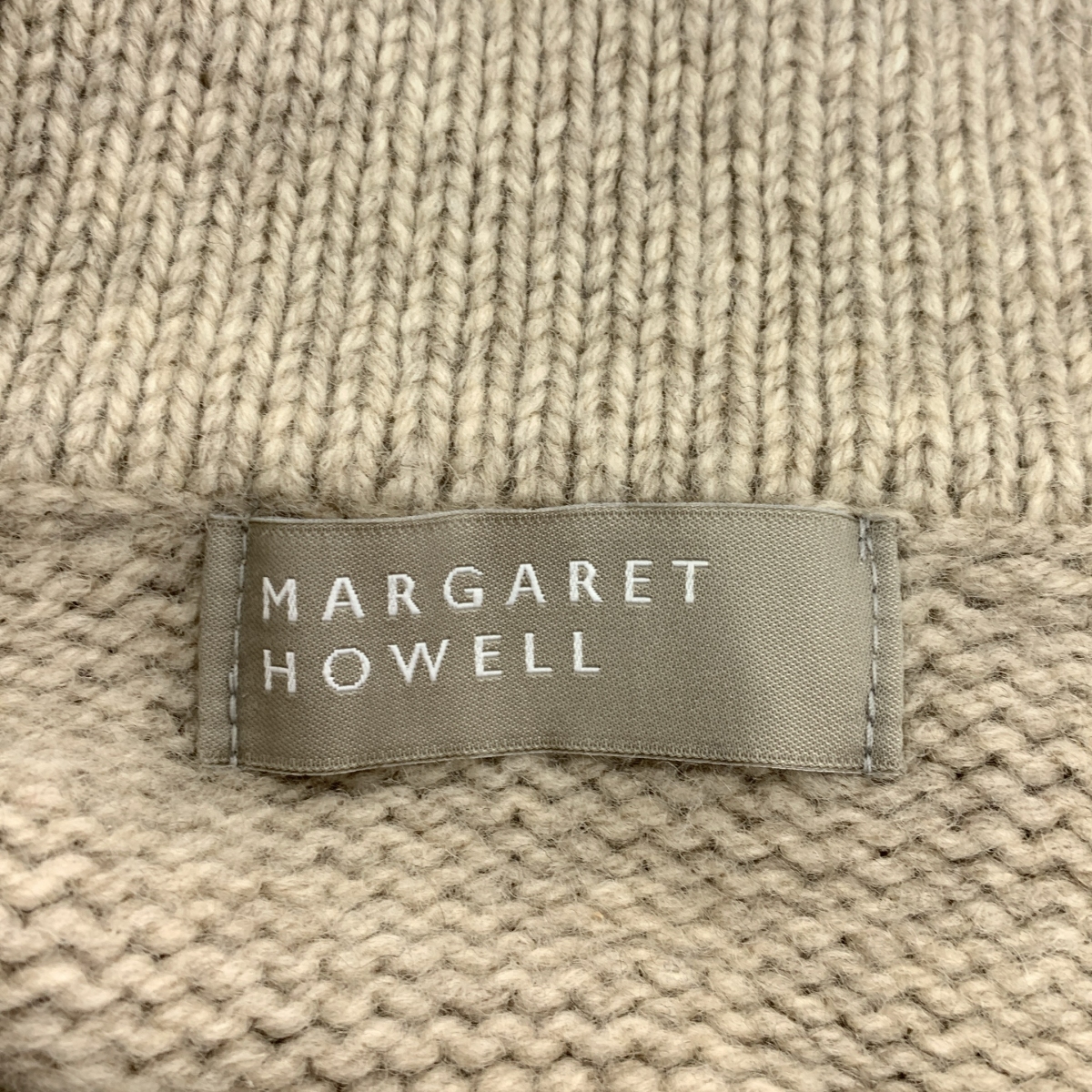 MARGARET HOWELL / マーガレットハウエル ウール ニット カーディガン
