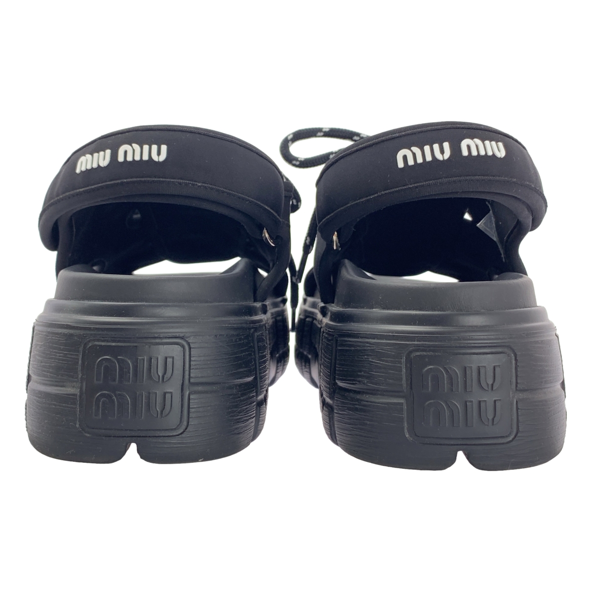 miu miu / ミュウミュウ チャンキー ネオプレン サンダル