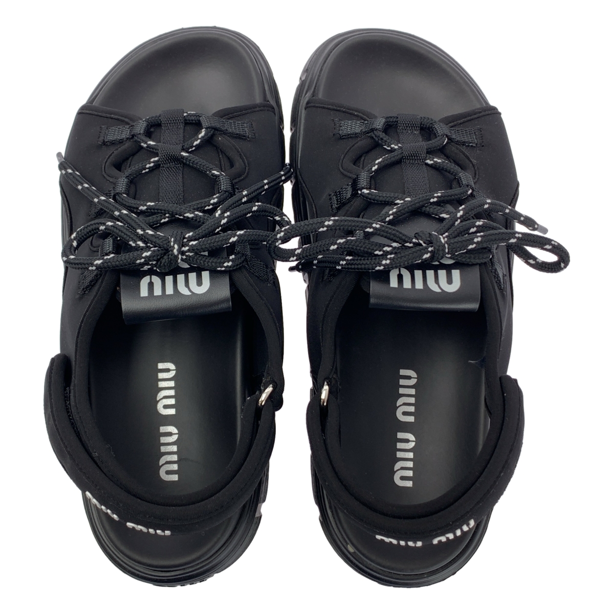 miu miu / ミュウミュウ チャンキー ネオプレン サンダル