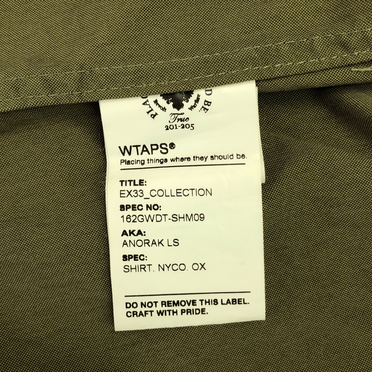 WTAPS / ダブルタップス UNION LS / ミリタリー シャツ