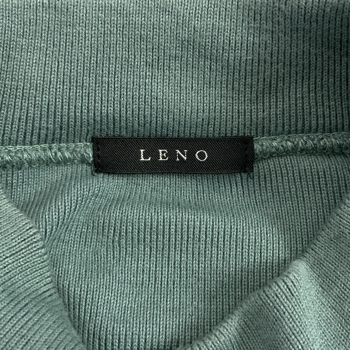 LENO / リノ コットン カシミヤ モックネック ニット