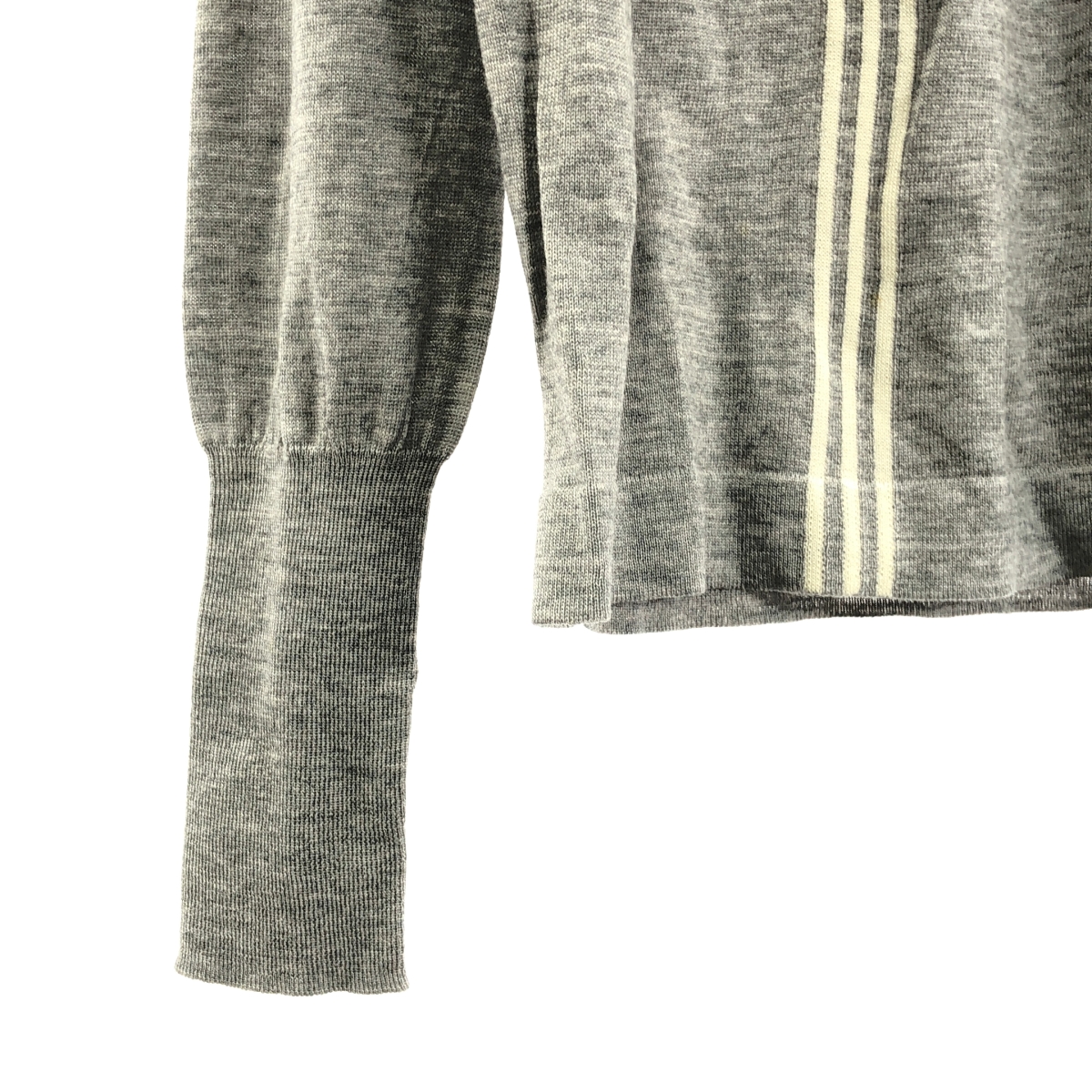 HYKE / ハイク ウール ラインデザイン ニット