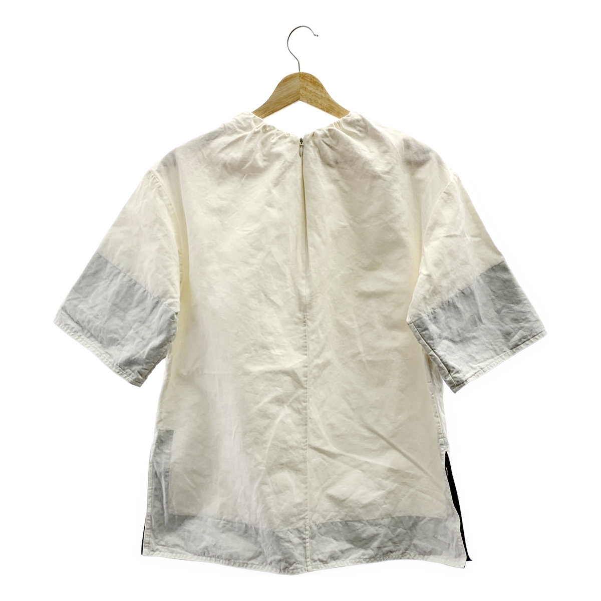 MARNI / マルニ オーバーシルエット ギャザー スリット ブラウス