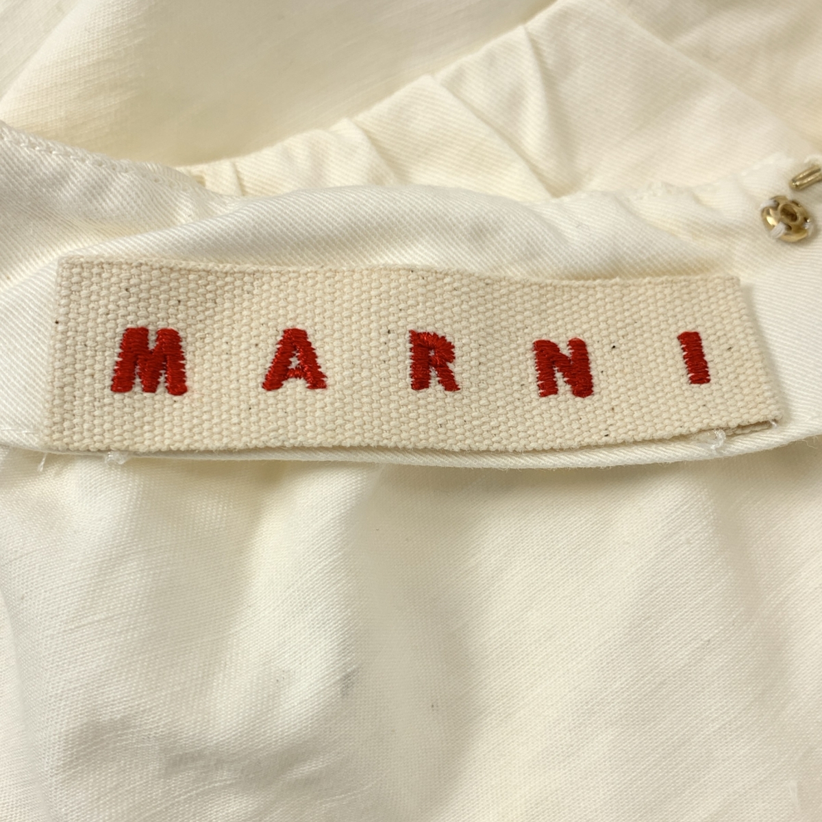MARNI / マルニ オーバーシルエット ギャザー スリット ブラウス