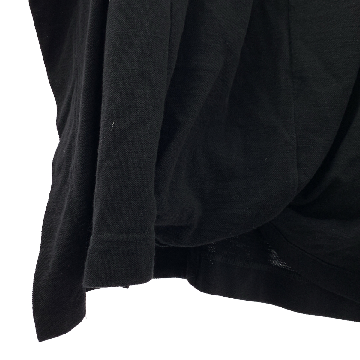 Y's / ワイズヨウジヤマモト コットン バックボタン フリル装飾 変形 カットソー