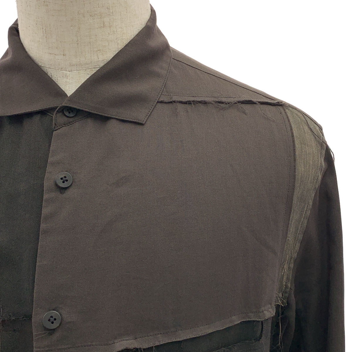 ziggy chen / ジギーチェン COLLAGE SHIRT / パッチワーク オーバー シャツ