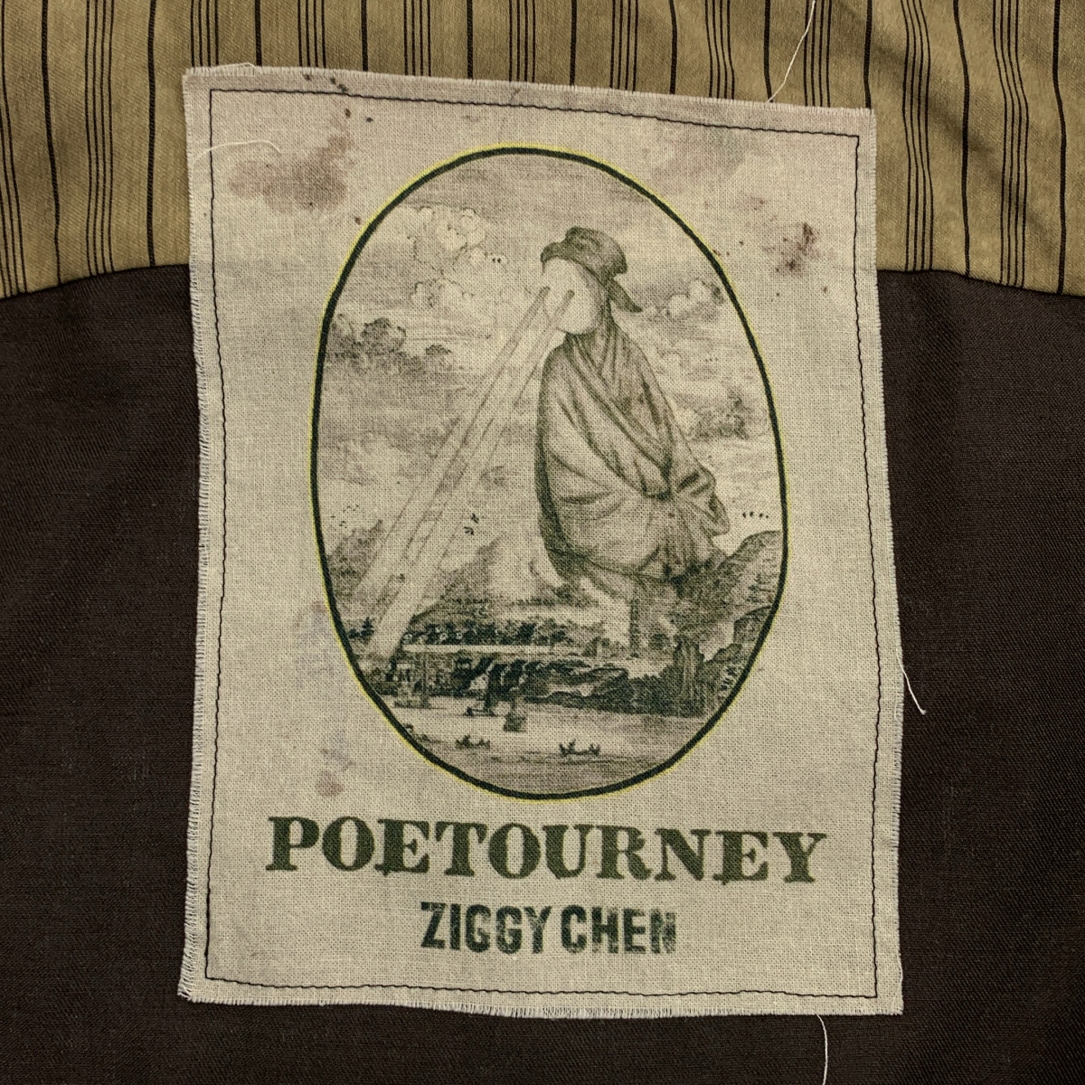 ziggy chen / ジギーチェン COLLAGE SHIRT / パッチワーク オーバー シャツ