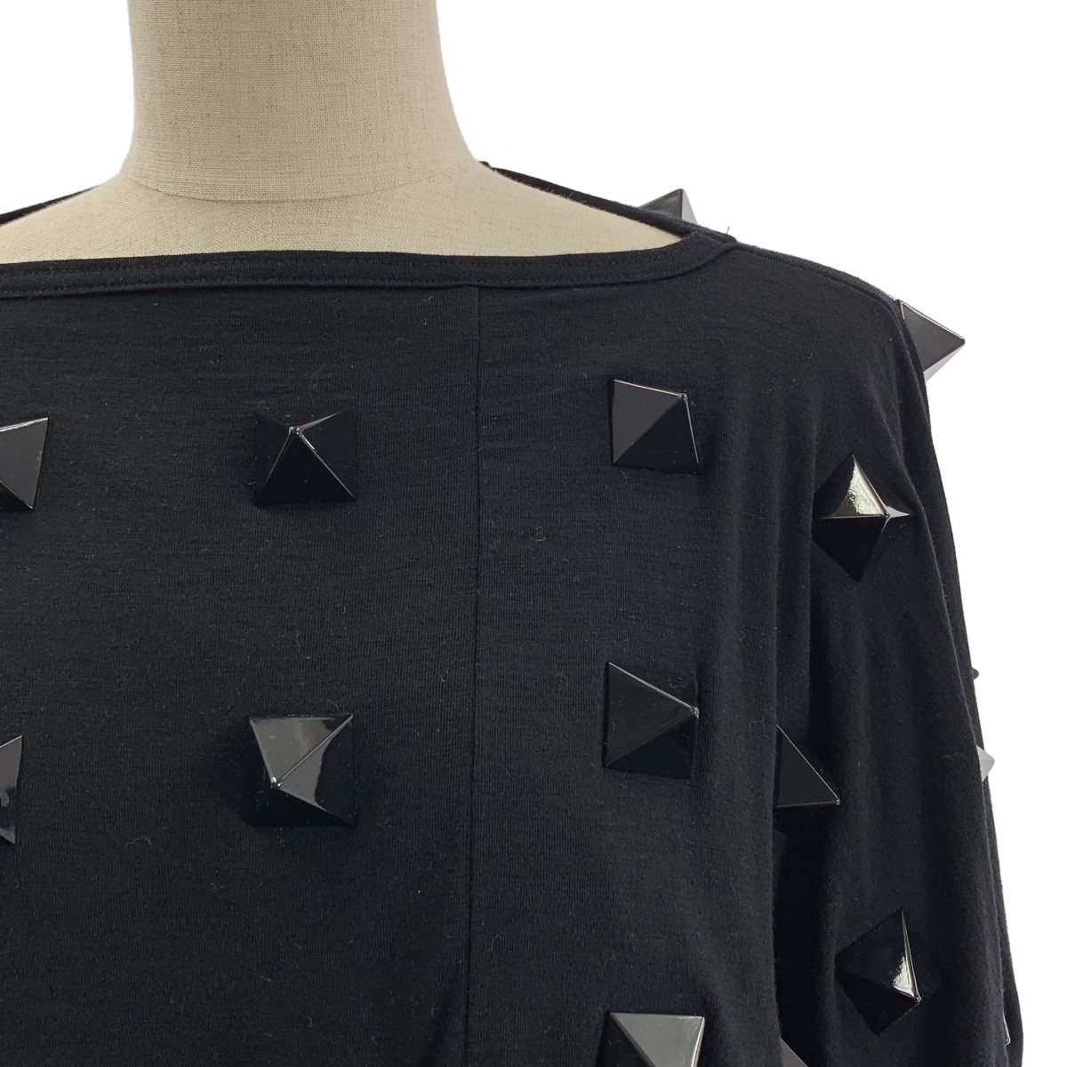 JUNYA WATANABE COMME des GARCONS / ジュンヤワタナベ 変形 スタッズ 装飾 オーバー ドレス プルオーバー