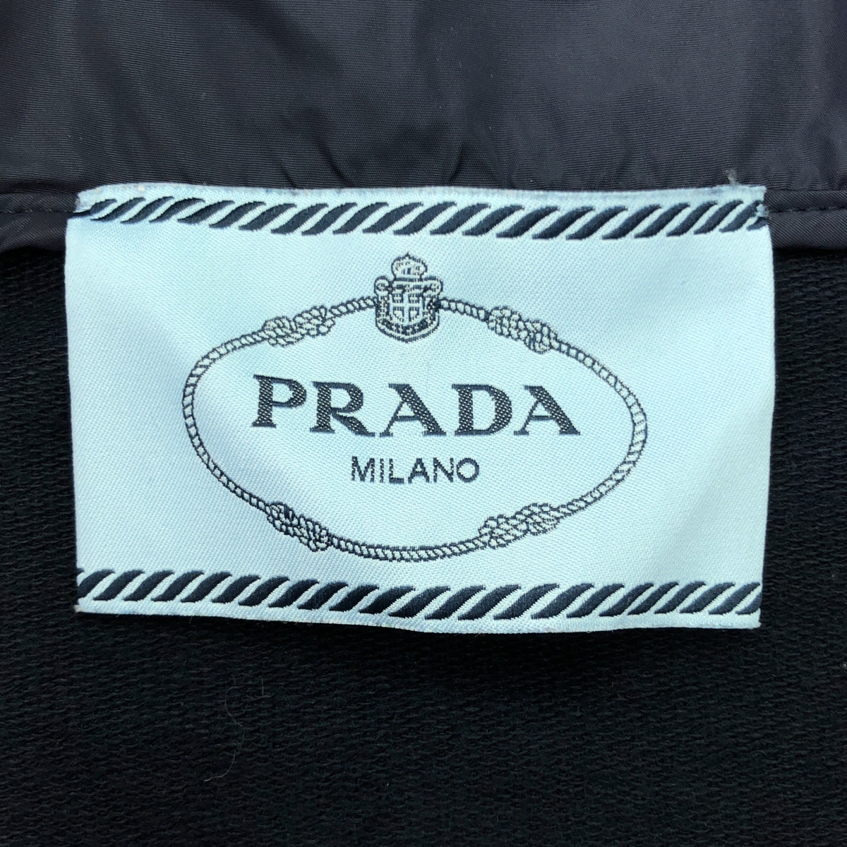 PRADA / プラダ サイドロゴ コットン ジップアップ パーカー