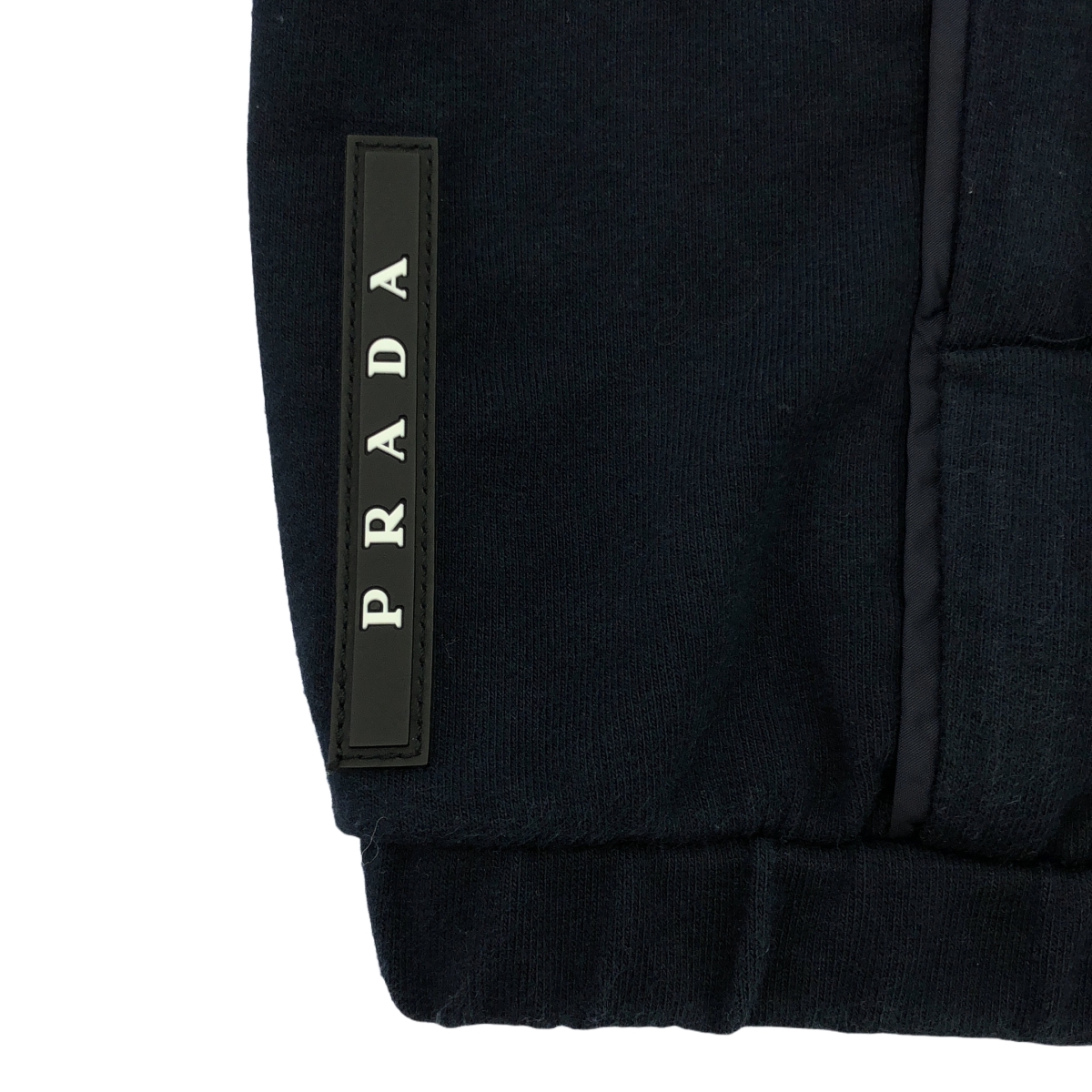 PRADA / プラダ サイドロゴ コットン ジップアップ パーカー