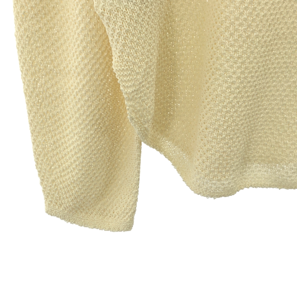 NOBLE / ノーブル ペーパーヤーン カノコ BACK Vプルオーバー トップス