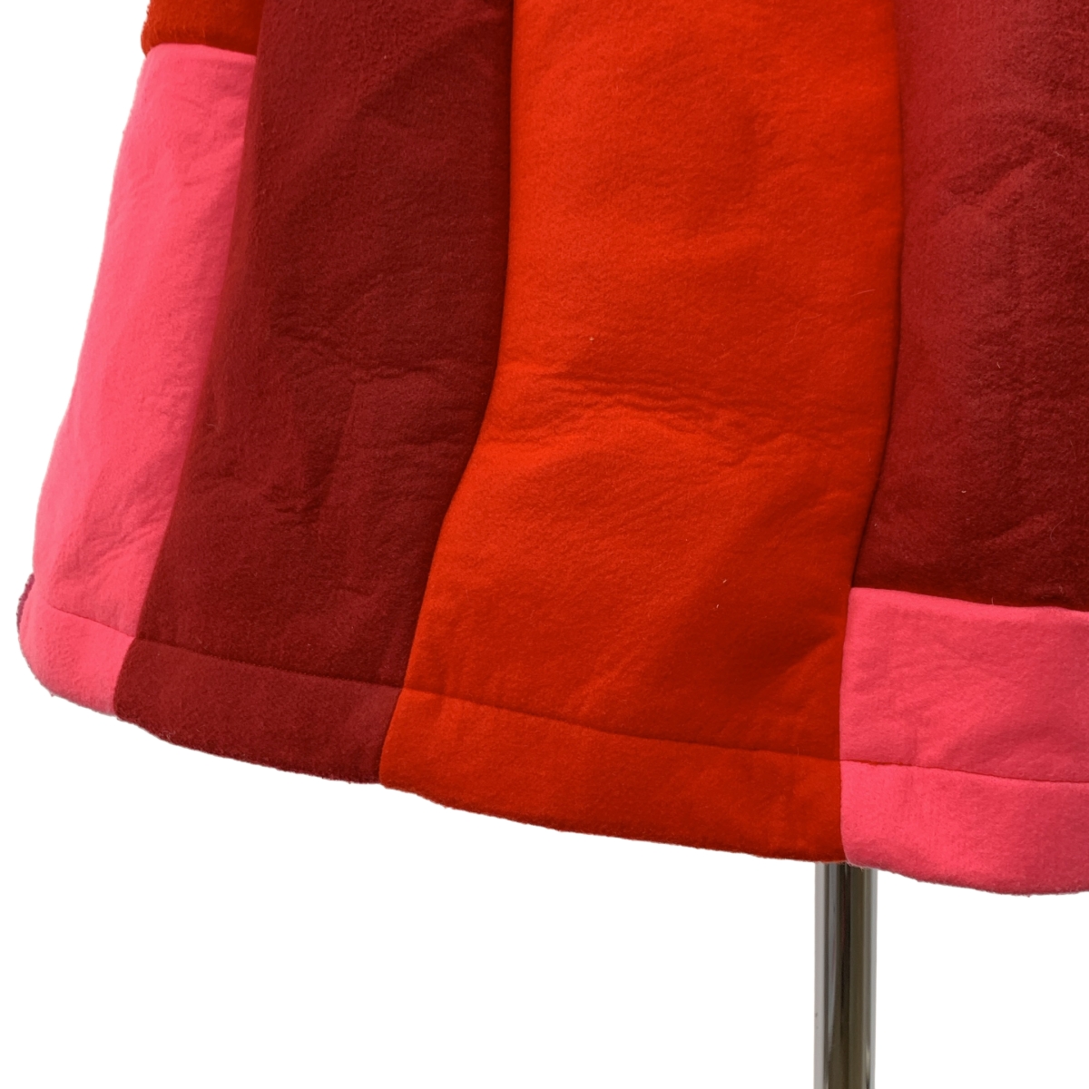 COMME des GARCONS COMME des GARCONS / コムコム 製品洗い フェルト パッチワーク タック ボリューム イージースカート