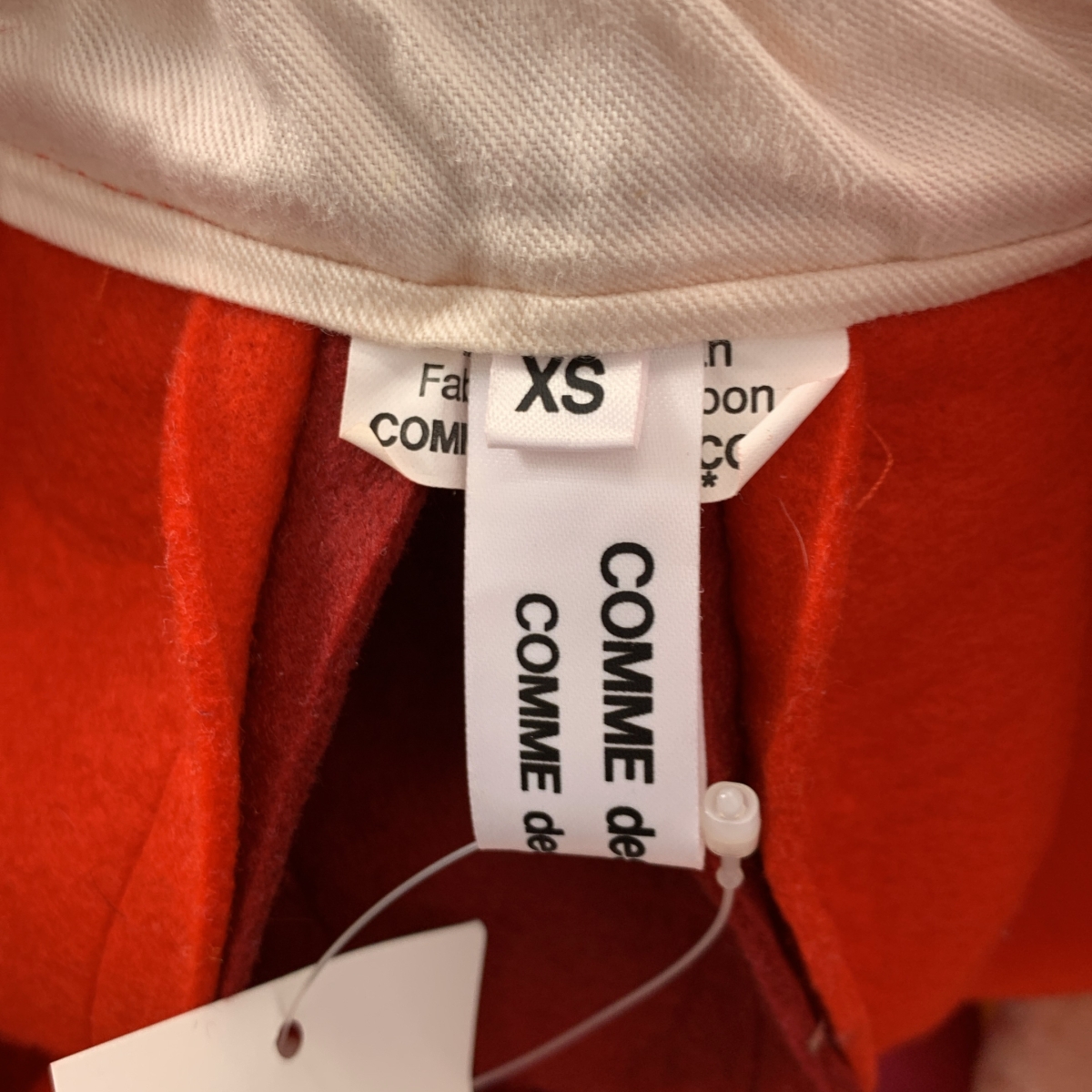 COMME des GARCONS COMME des GARCONS / コムコム 製品洗い フェルト パッチワーク タック ボリューム イージースカート