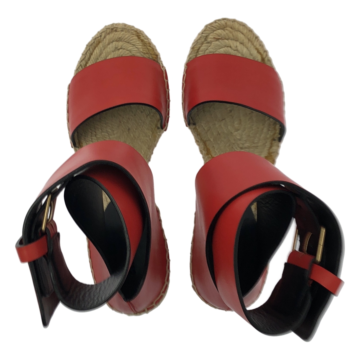 CELINE / セリーヌ by Phoebe Philo フィービー / アンクルストラップ ウェッジソール サンダル