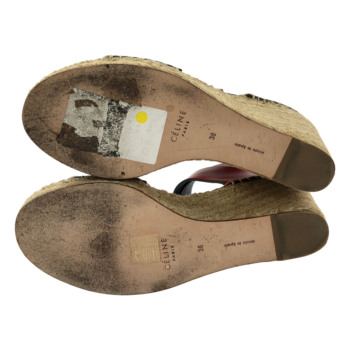 CELINE / セリーヌ by Phoebe Philo フィービー / アンクルストラップ ウェッジソール サンダル