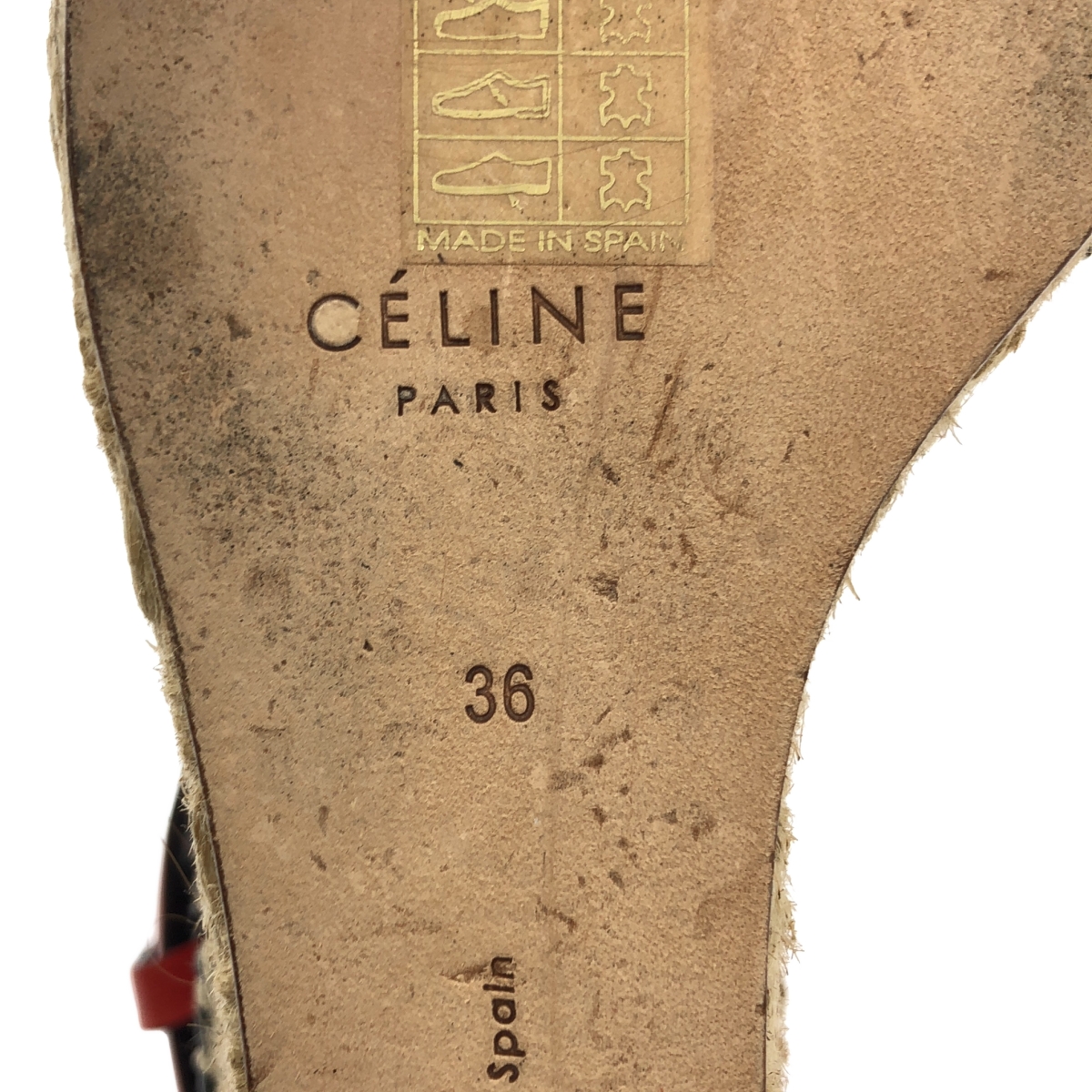 CELINE / セリーヌ by Phoebe Philo フィービー / アンクルストラップ ウェッジソール サンダル