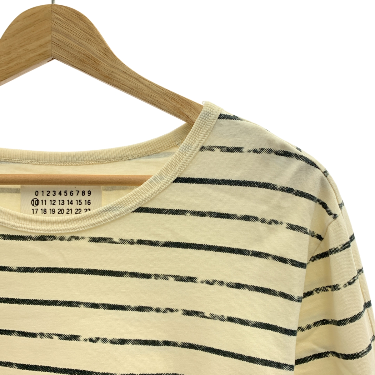 Martin Margiela / マルタンマルジェラ ボーダー プリント Tシャツ