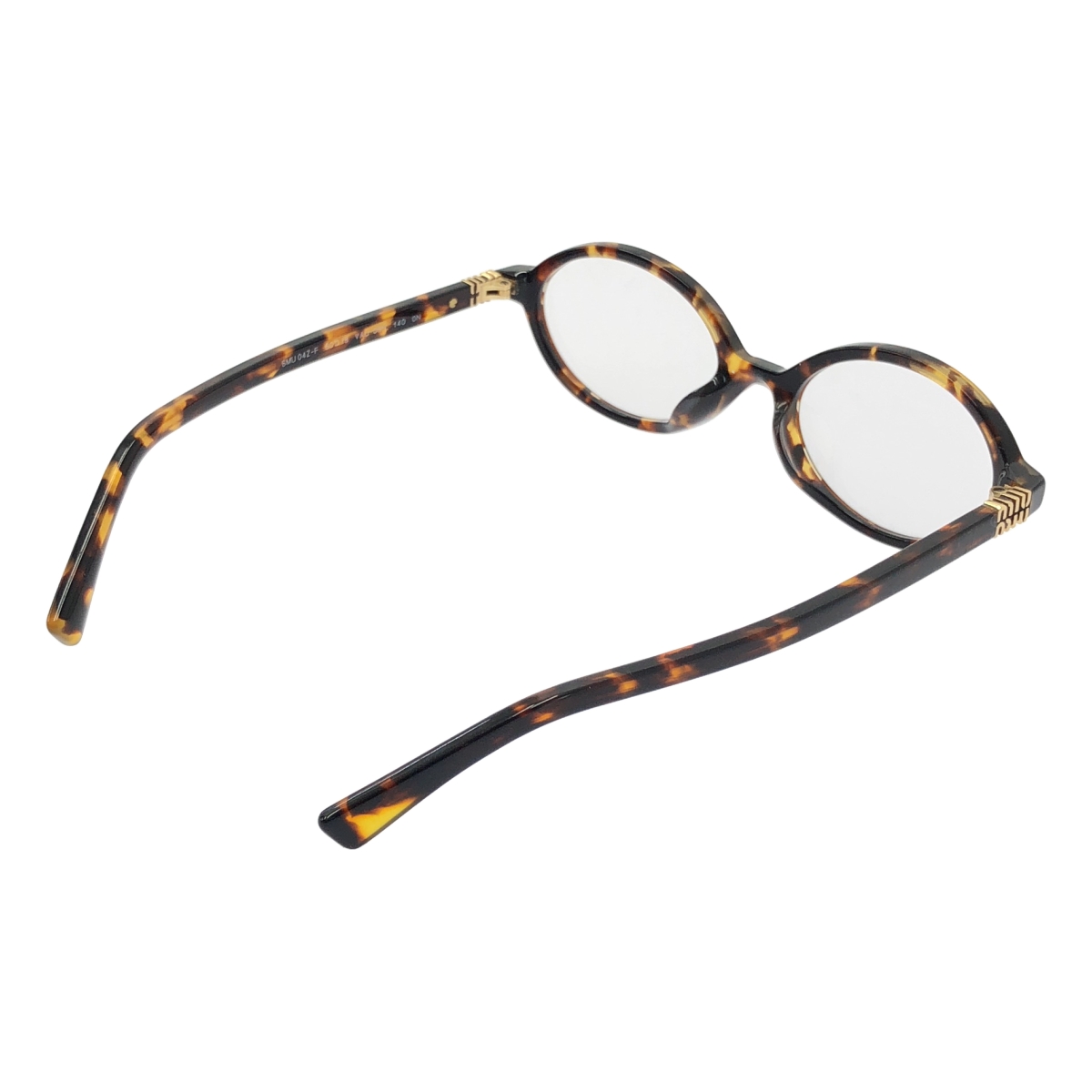 miu miu / ミュウミュウ ミュウ リガード オーバルシェイプ アセテート サングラス