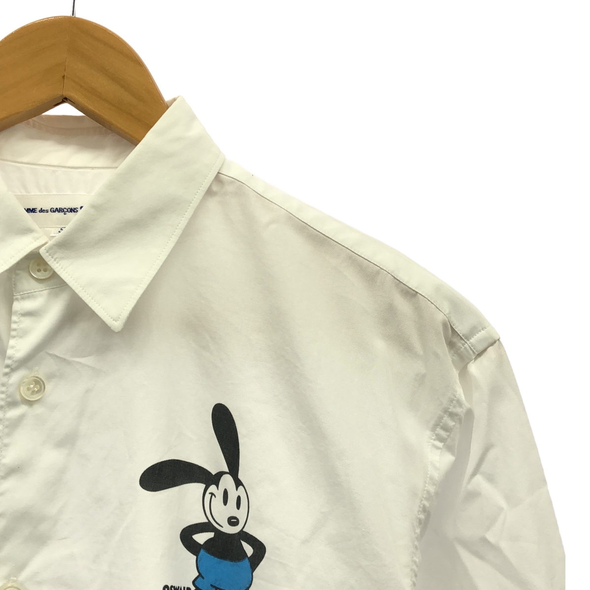 COMME des GARCONS SHIRT / コムデギャルソンシャツ OSWALD / オズワルド・ザ・ラッキー・ラビット ロゴ プリント シャツ