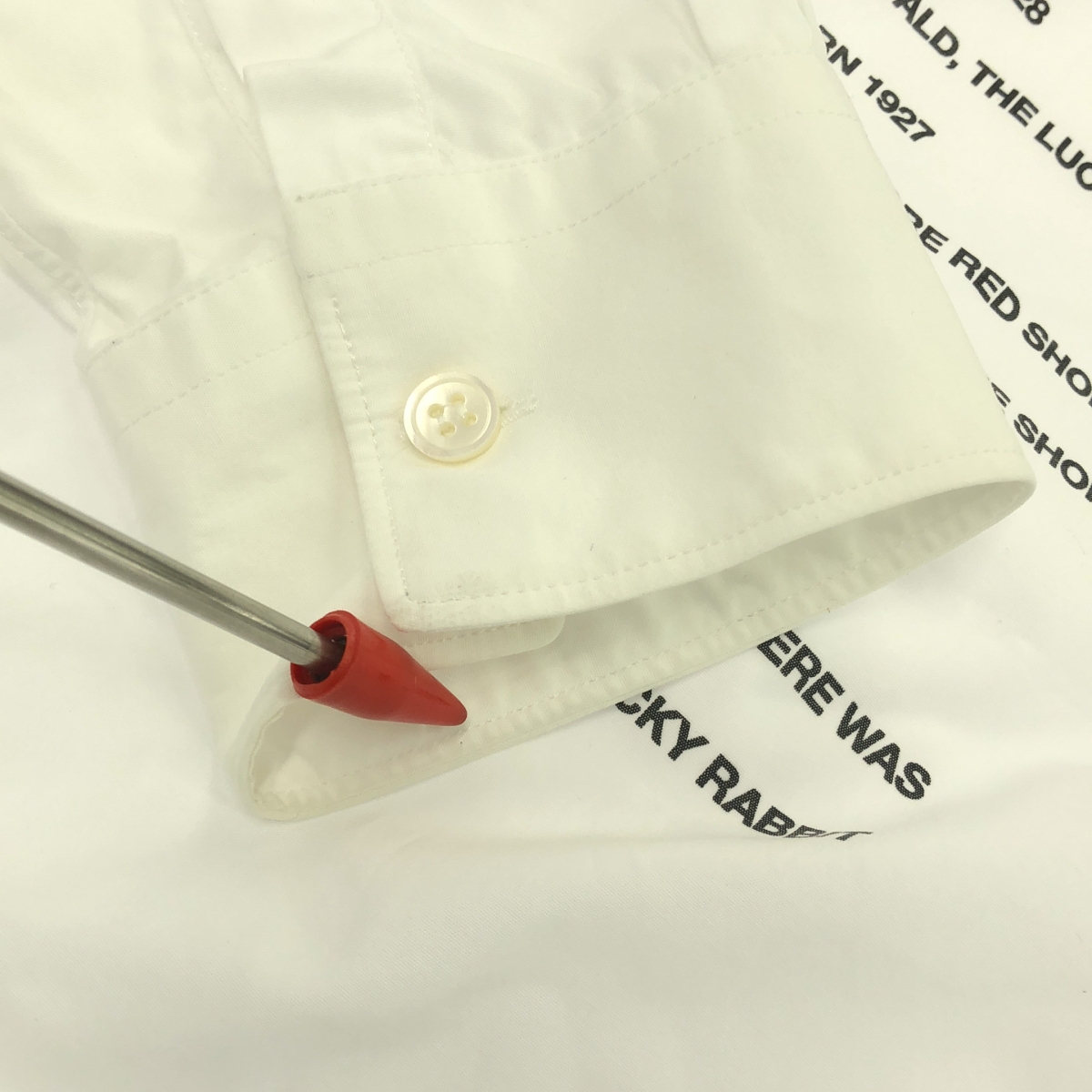 COMME des GARCONS SHIRT / コムデギャルソンシャツ OSWALD / オズワルド・ザ・ラッキー・ラビット ロゴ プリント シャツ