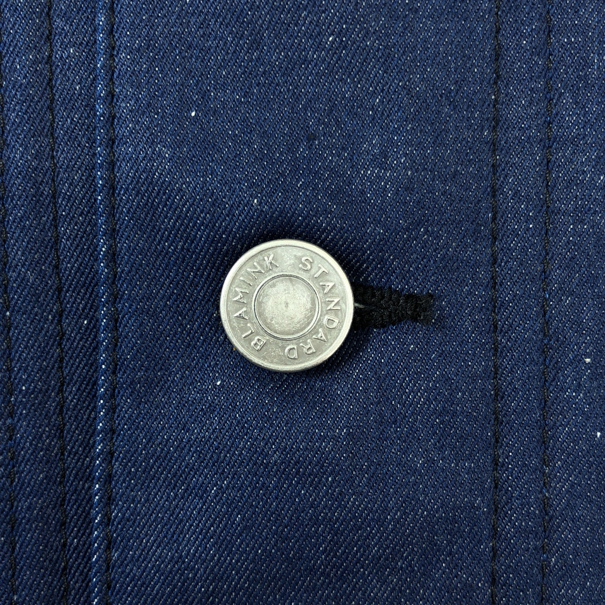 BLAMINK / ブラミンク オーバーシルエット デニム ボタン ベスト