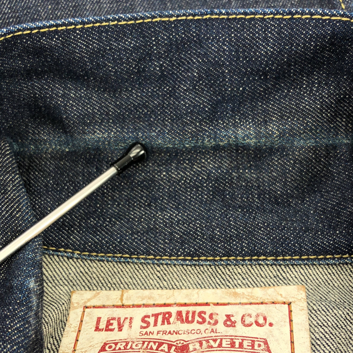 Levi's / リーバイス 71557-02 BigE 復刻 香港製 3rd デニム トラッカージャケット