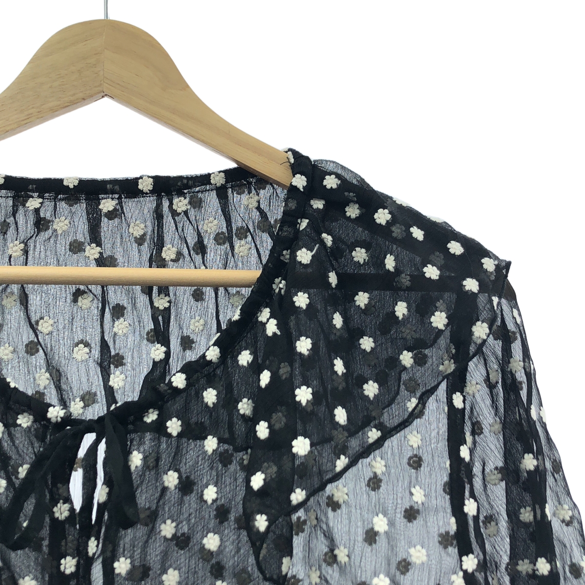 その他 フリルカラー2WAYシフォンブラウス