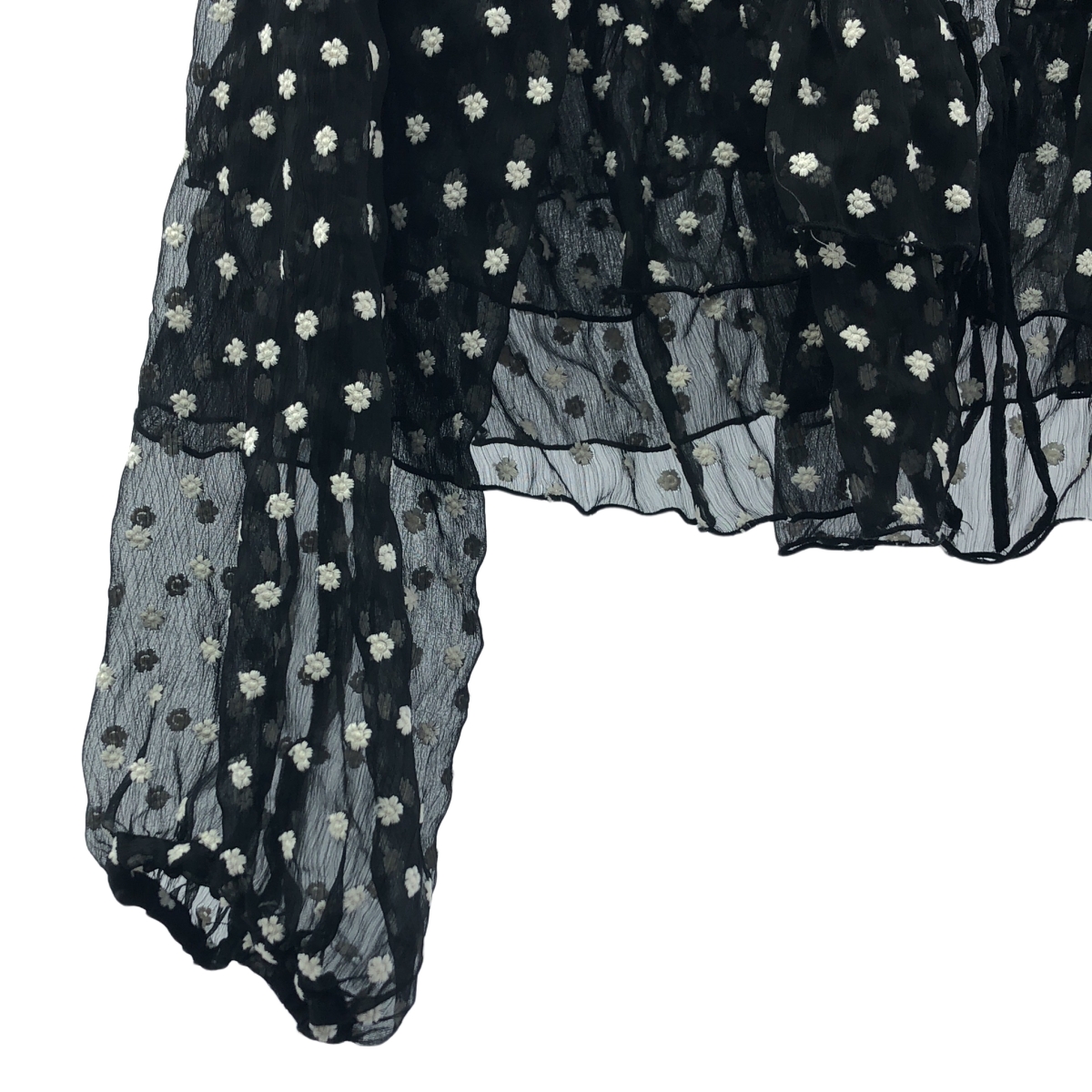 その他 フリルカラー2WAYシフォンブラウス