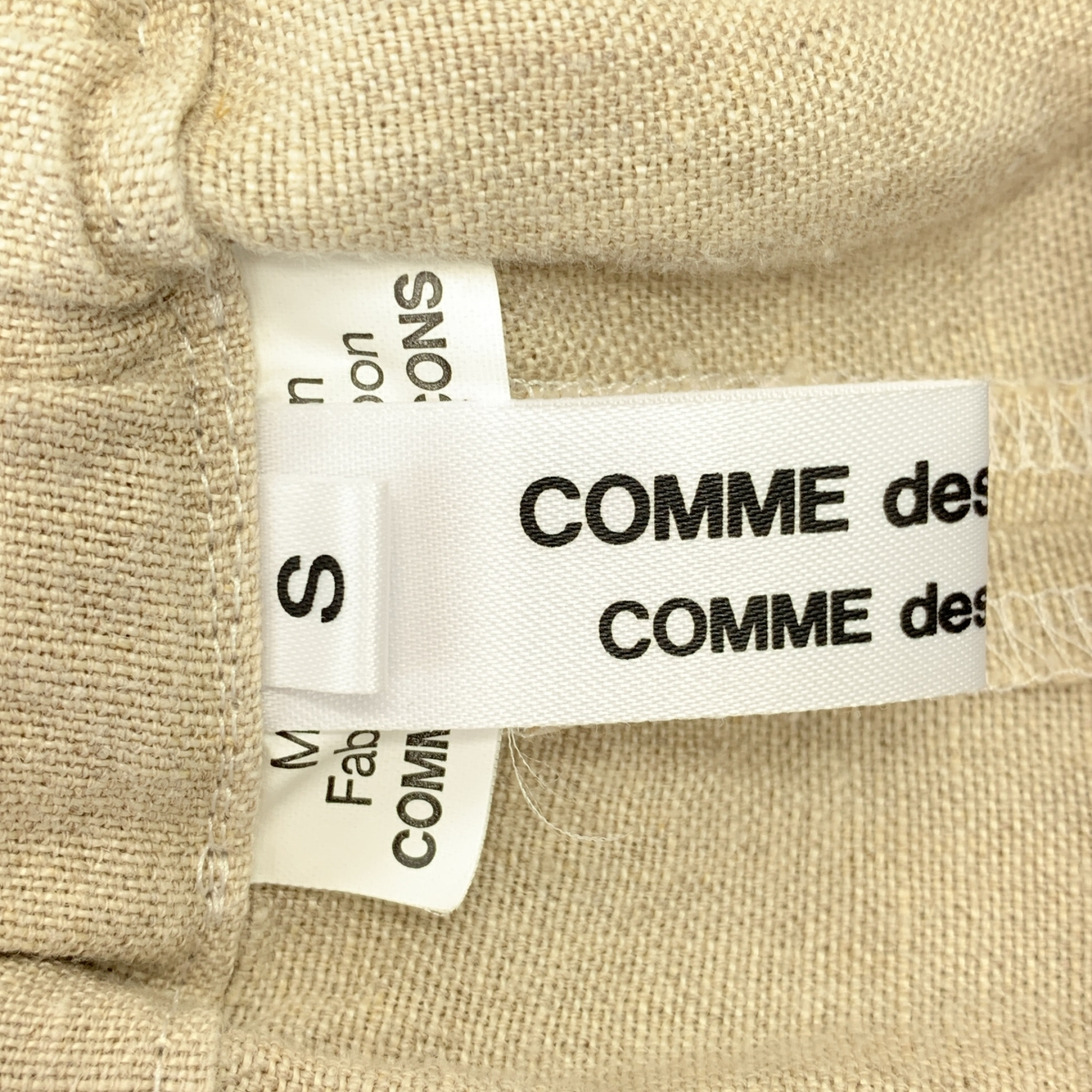 COMME des GARCONS COMME des GARCONS / コムコム ヘンプ リネン ドーナツパンツ