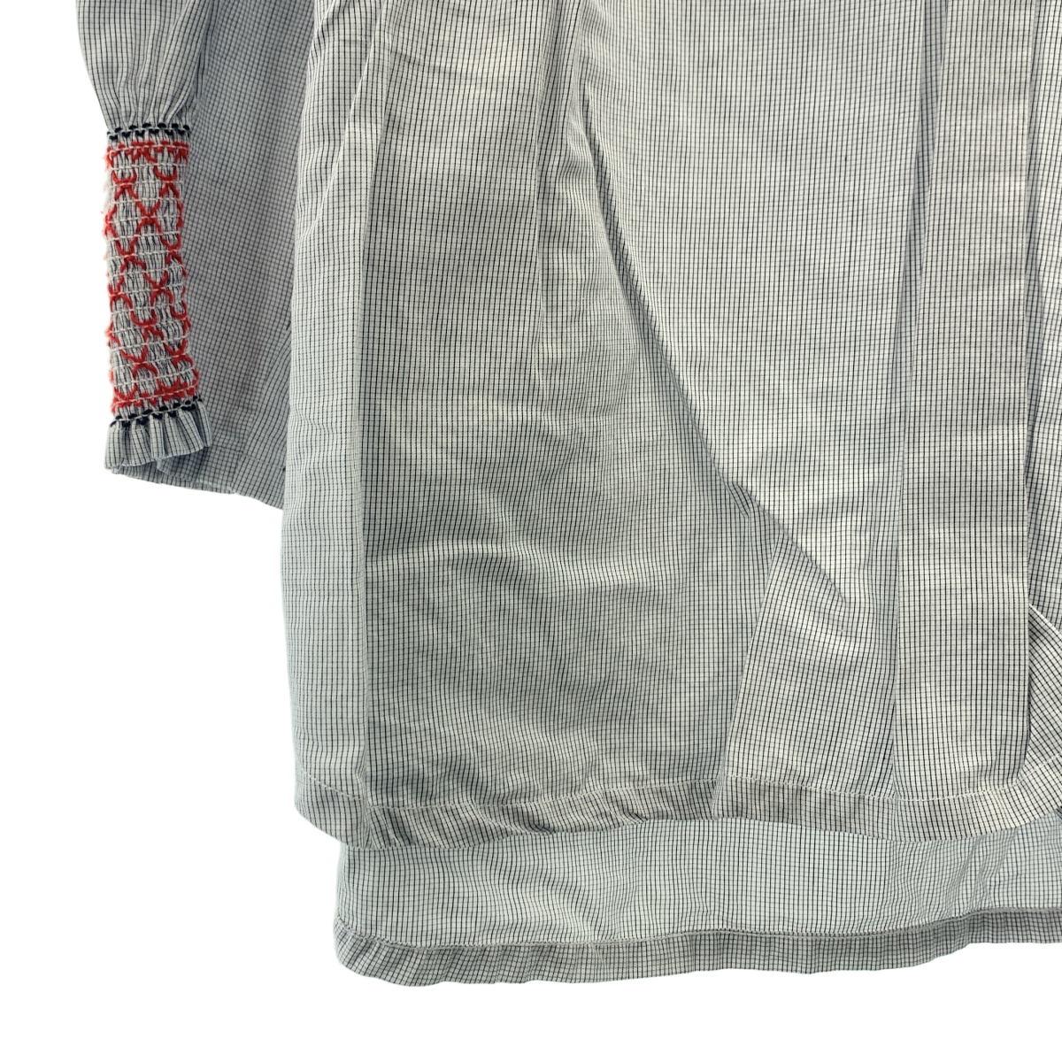 A.P.C. / アーペーセー × JESSICA OGDEN ギャザーシャツ