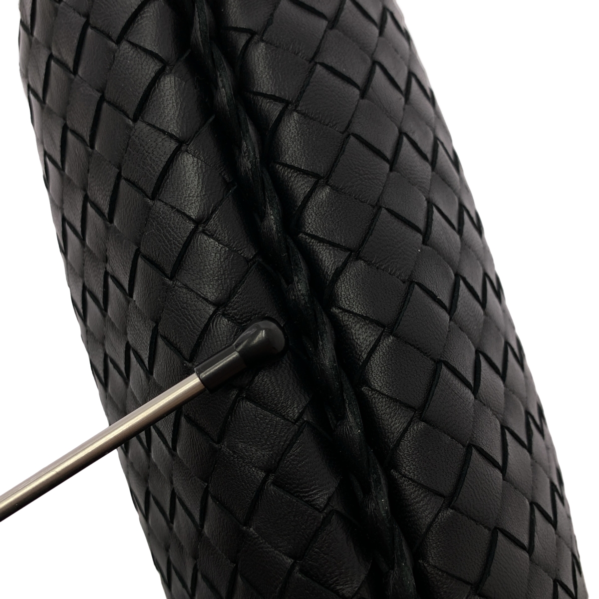 BOTTEGA VENETA / ボッテガヴェネタ ホーボー イントレチャート レザー ハンドバッグ