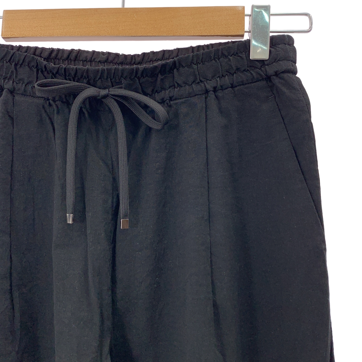 その他 リネンヴィスコースストレッチ テーパードパンツ