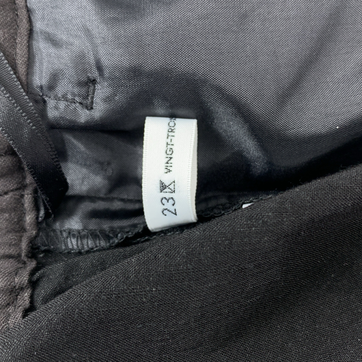 その他 リネンヴィスコースストレッチ テーパードパンツ