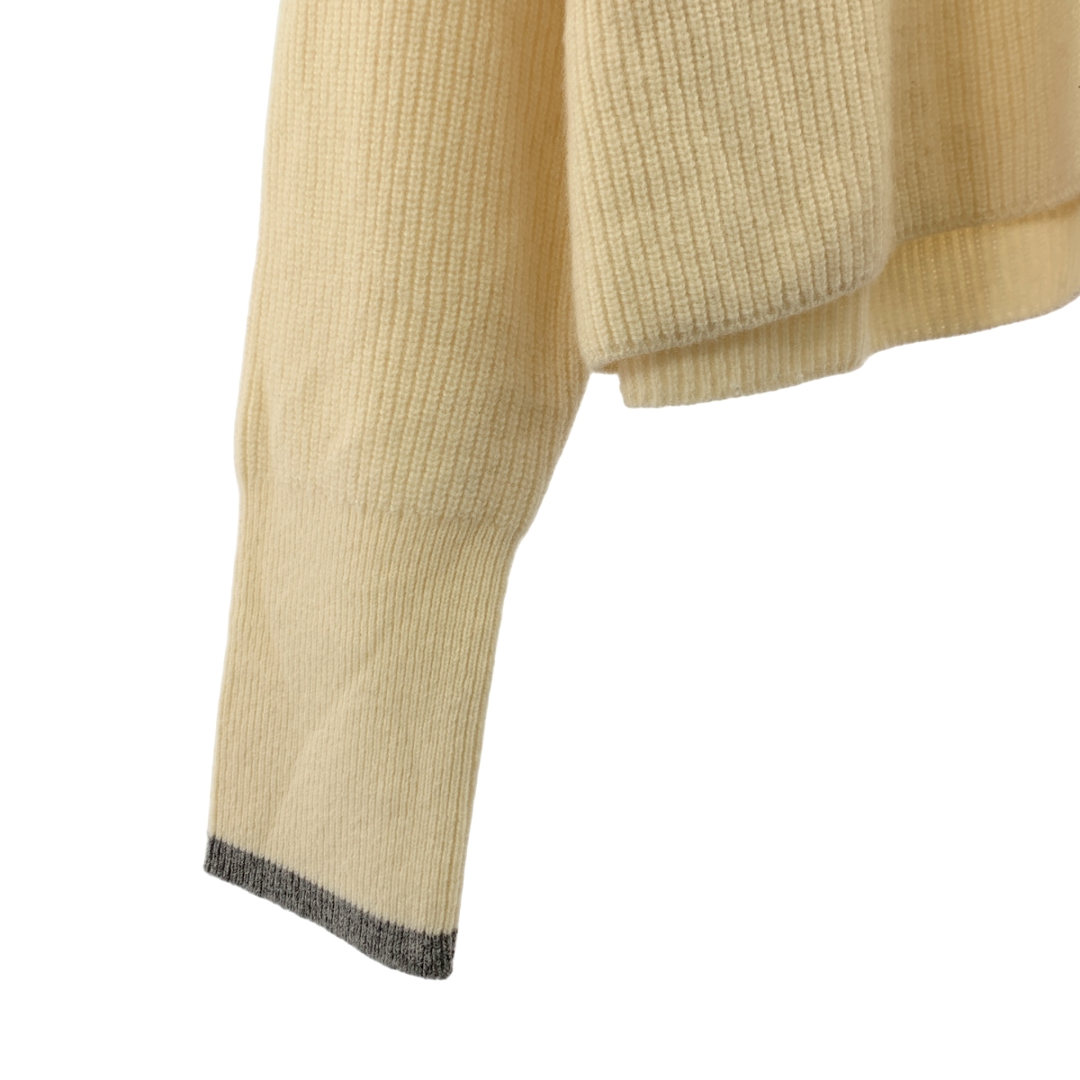 BEAUTY&YOUTH / ビューティーアンドユース ネップカラーライン クルーネック ニットプルオーバー