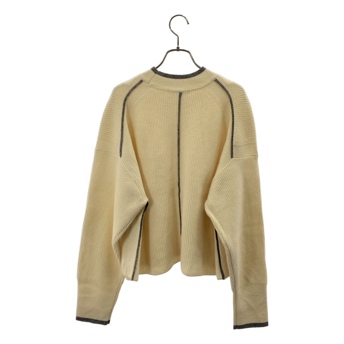 BEAUTY&YOUTH / ビューティーアンドユース ネップカラーライン クルーネック ニットプルオーバー