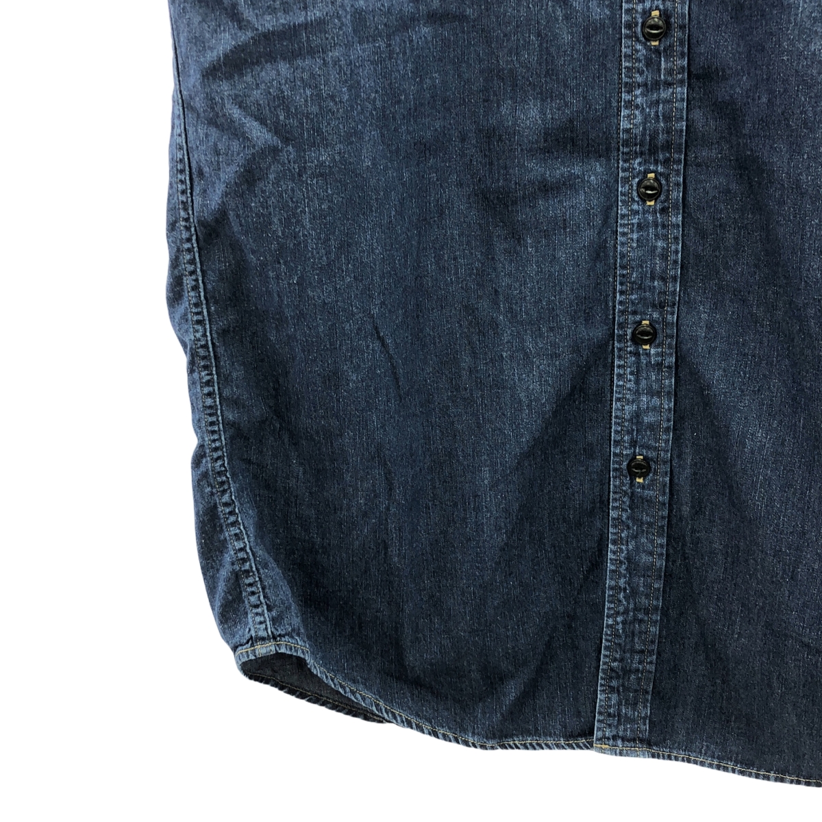 JOHNBULL / ジョンブル ポケット付き デニム オーバー シャツ ワンピース