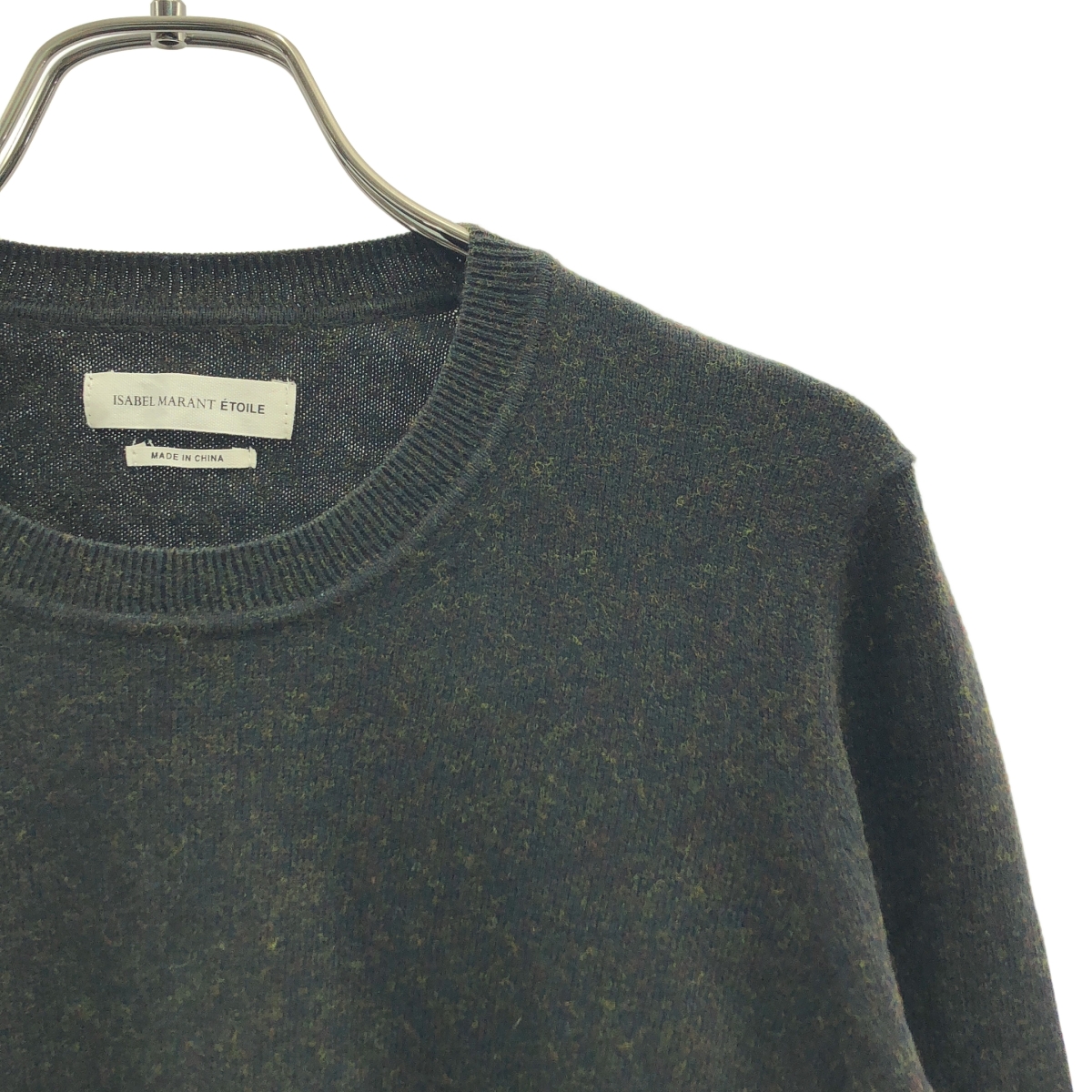 ISABEL MARANT ETOILE / イザベルマランエトワール サイドジップスリット クルーネック ニット セーター