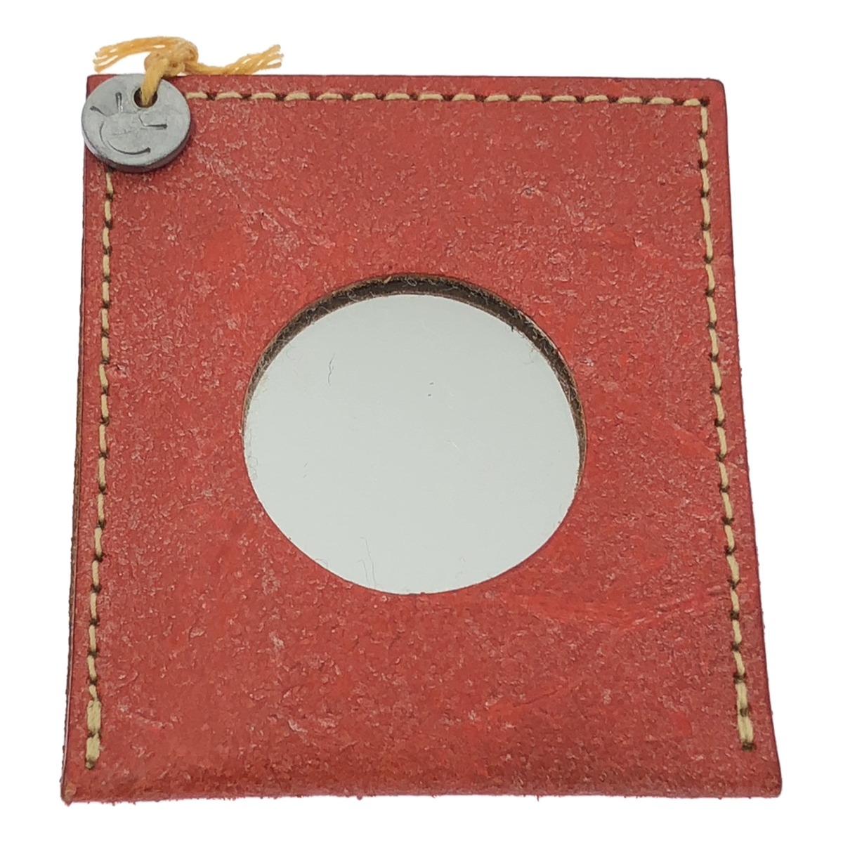 ebagos / エバゴス ラビットファー被せ 紅籐 レザーハンドル かごバッグ