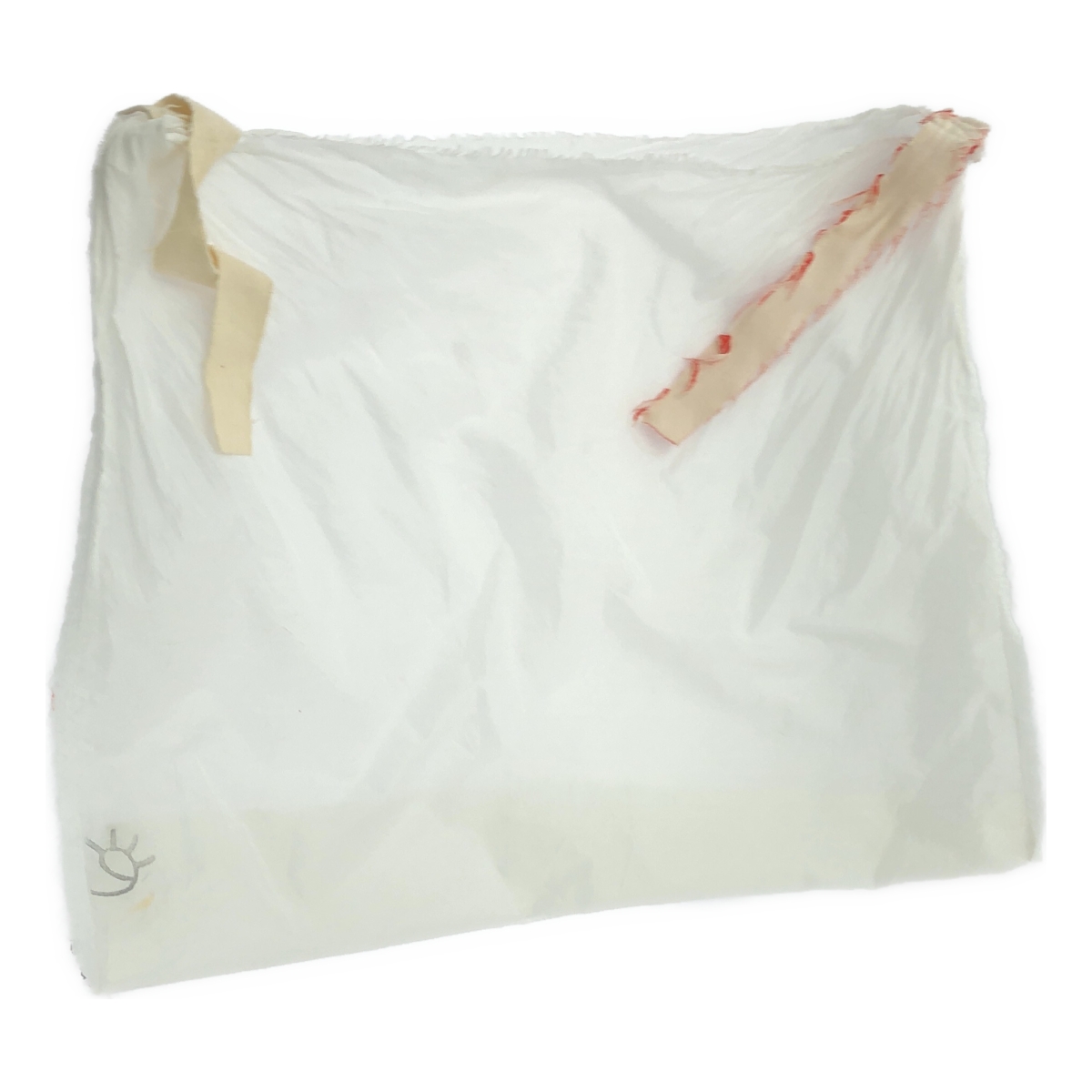 ebagos / エバゴス ラビットファー被せ 紅籐 レザーハンドル かごバッグ