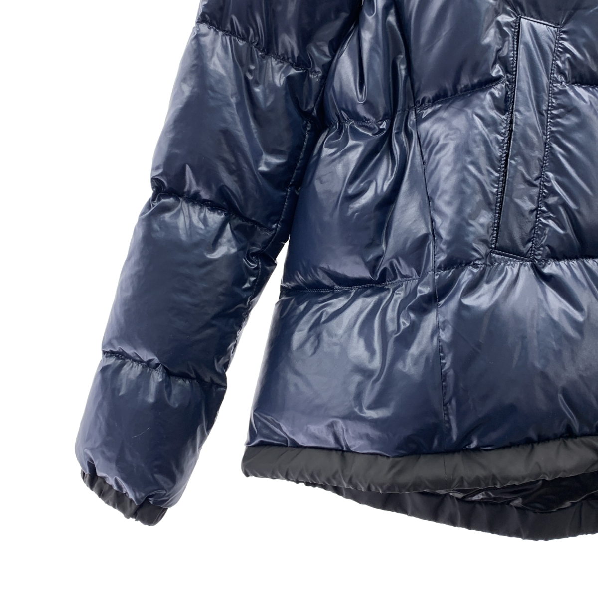 sacai luck / サカイラック アシンメトリー ジップ ダウンジャケット